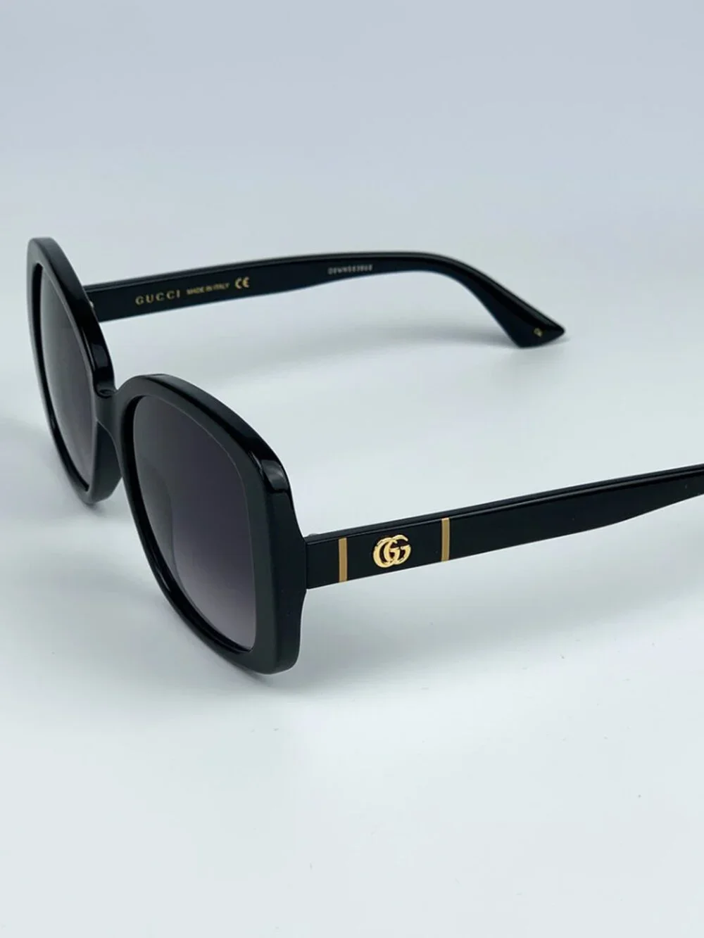 GUCCI GG0762S 001 BLACK SQUARE SUNGLASSES